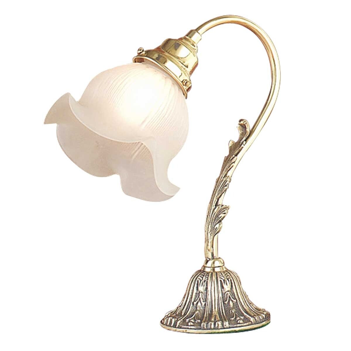 Brass flower lamp online
